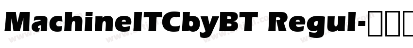 MachineITCbyBT Regul字体转换